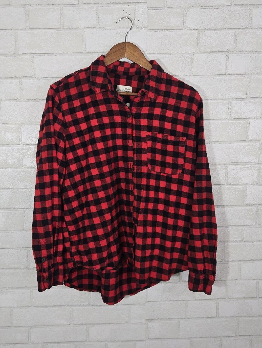 Universal Thread flannel button down top - Picture 2 of 14